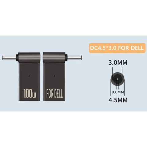 Адаптер Type-C PD 100W 4.5*3.0 для Dell
