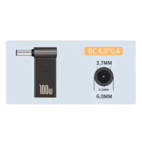 Адаптер Type-C PD 100W 6.0*0.6