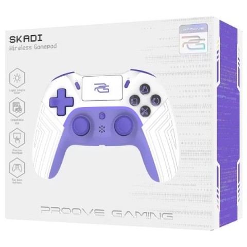 Бездротовий геймпад Proove Gaming Skadi White/Purple