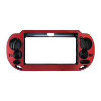 Захисний чохол для Sony PlayStation Vita Fat Aluminium Hard Case Red