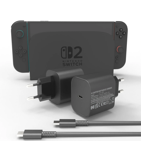 Адаптер змінного струму для Nintendo Switch 2 / Steam Deck 60W Fast Charger PD 3.0