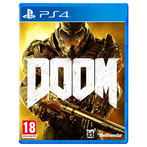 Гра DOOM для PS4 (Blu-ray диск) RU Б/В
