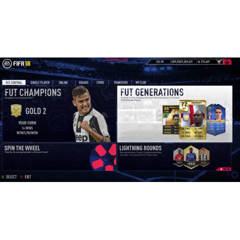 Гра FIFA 18 для PS4 (Blu-ray диск) RU Б/В