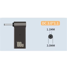 Адаптер Type-C PD 100W 3.0*1.1