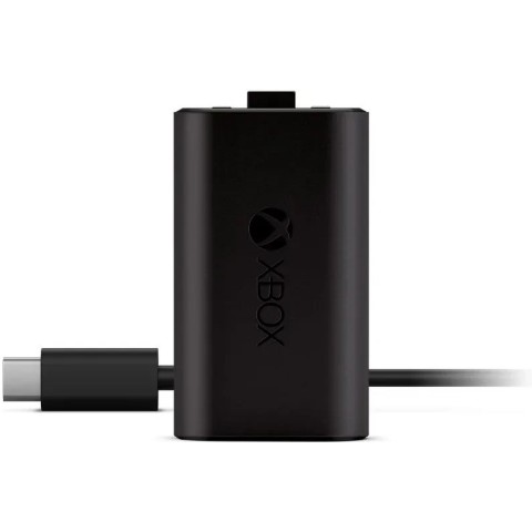 Акумулятор Microsoft Xbox Series Play and Charge Kit + USB-кабель Type-C Black Уцінка