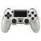Бездротовий геймпад PGX для PlayStation/PC Dualshock 4 V2 Silver