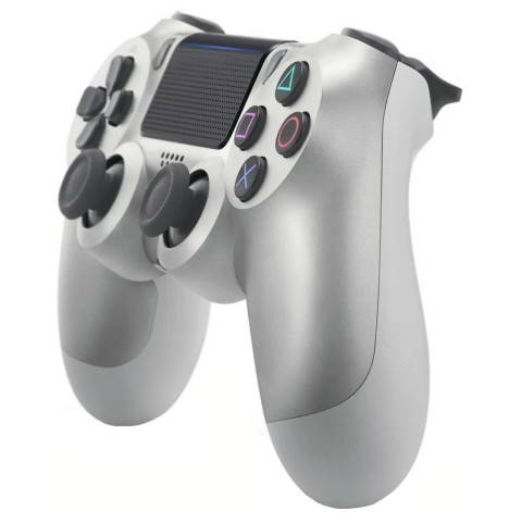 Бездротовий геймпад PGX для PlayStation/PC Dualshock 4 V2 Silver