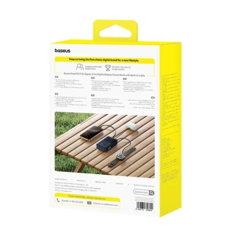 Зовнішній акумулятор Baseus EnerFill FC51 Bipow2 Pro 30000mAh 22.5W Black