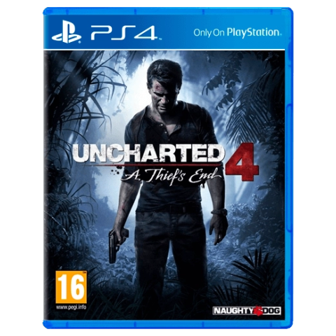 Гра Uncharted 4: A Thief's End для PS4 (Blu-ray диск) RU Б/В