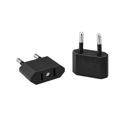 Мережевий перехідник USA - EU 220В Black