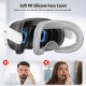 Захисний силіконовий набір чохли / накладки для Oculus Meta Quest 3 Gray
