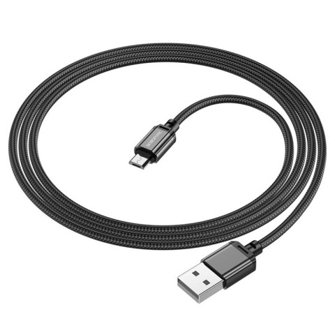 Кабель BOROFONE BX87 USB-A to Micro 2.4A (1m) Black