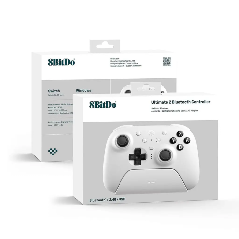 Бездротовий геймпад 8BitDo Ultimate 2 Bluetooth Controller White