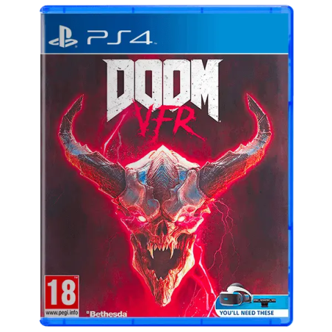 Гра Doom VFR для PS4 (Blu-ray диск) RU Б/В