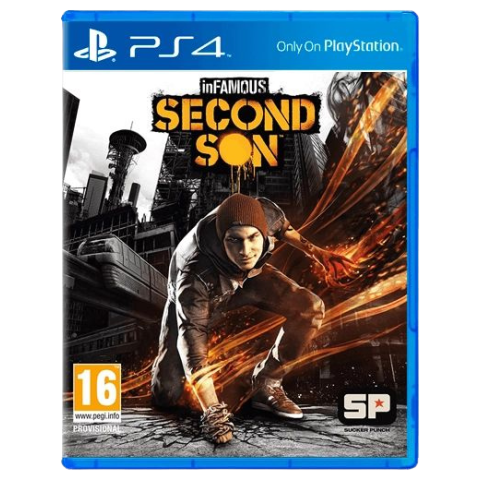 Гра inFamous: Second Son для PS4 (Blu-ray диск) EU Б/В