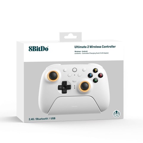 Бездротовий геймпад 8BitDo Ultimate 2 Wireless Controller White