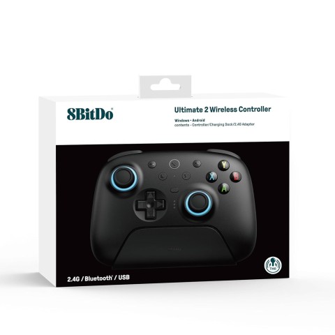 Бездротовий геймпад 8BitDo Ultimate 2 Wireless Controller Black