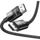 Кабель UGREEN DP114 DP 1.4 Male to Male Plastic Case Braided Cable (2m) Black